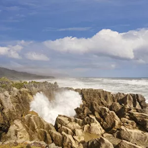 Froth Gallery: Blowholes, Punakaiki, West Coast, South Island, New Zealand