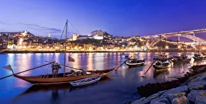 Blue hour at Oporto (Porto)