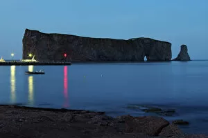 Images Dated 24th July 2014: Blue hour in Perce - Gaspesie