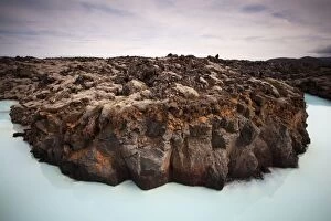 Images Dated 18th June 2011: Blue Lagoon geothermal spa, Reykjanes Peninsula, Southern Iceland, Iceland, Europe
