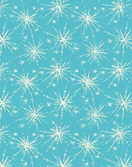 Images Dated 16th January 2015: Blue Star Pattern