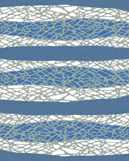 Pattern Artwork Illustrations Collection: Blue Stripe Pattern