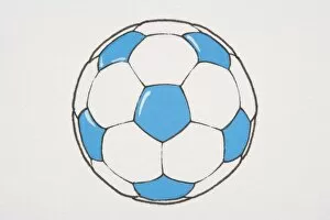 Soccer Gallery: Blue and white football