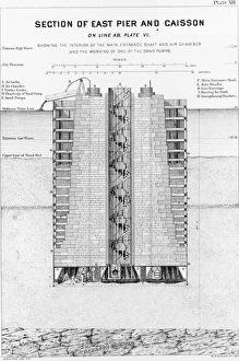Brooklyn Bridge Gallery: Blueprint of Brooklyn Bridge