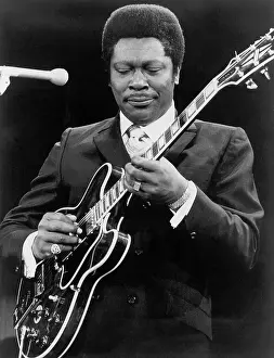 Dcr045144 Prints: Blues Singer/Guitarist B.B. King