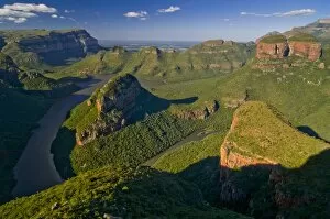 Blyde River Canyon from above, Mpumalanga, South Africa, Africa