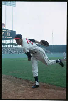 Bo Belinsky in Pitching Position