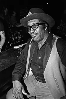 Prints of American Blues musician Bo Diddley at Max's, New York, New York, March 4, 1977. (Photo by Allan Tannenbaum/Getty Images) Bo Diddley: Rhythm & Riffs Prints: Bo Diddley At Max'S