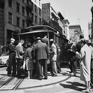 Huty37652 Prints: Boarding A Cable Car
