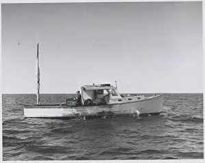 Augusta Prints: Boat Fisherman in Midst of the Waters