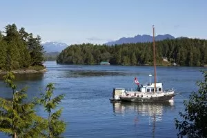 Images Dated 19th March 2017: Boat In The Harbour; Tofino British Columbia Canada