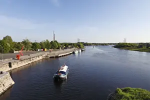 Fluvial Prints: Boat on the Shannon River, Shannonbridge