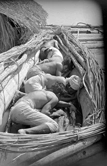 South East Asia Prints: Boat Shelter