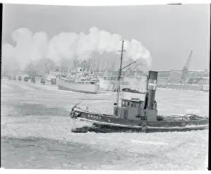 Hamburg Prints: Boat Traffic in the Port of Hamburg