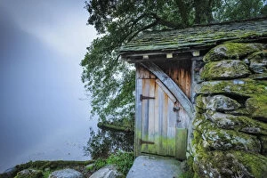 Images Dated 17th September 2014: Boathouse Entrance, Grasmere, Lake District
