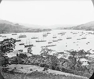Quiet Prints: Boats in Nagasaki Harbor