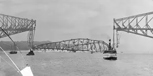 Boats on St. Lawrence at Bridge Site