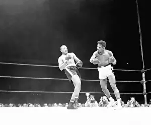Bob Baker and Tommy Jackson in Boxing Match