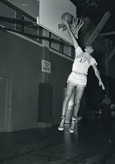 Bob Cousy With Layup Shot