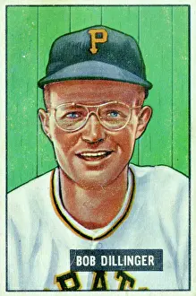 Arc0016622 Prints: Bob Dillinger Baseball Card