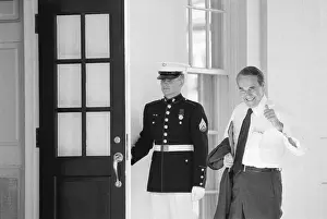 Thumbs Up Prints: Bob Dole Goes For Vote On Contras
