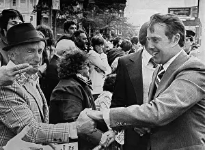 Bob Dole Greeting Supporters