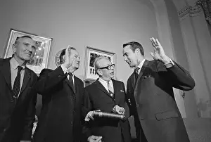 Bob Dole Being Sworn In As Senator