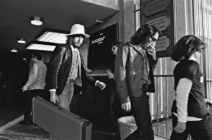 Popular Music Prints: Bob Dylan Arrives At The Last Waltz