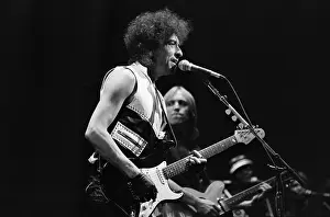 Inglewood Prints: Bob Dylan at Microphone Performing