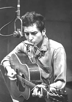 Bob Dylan Records His First Album For Columbia