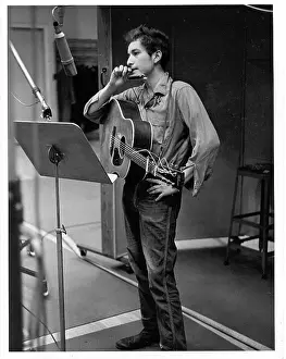 Bob Dylan Records His First Album For Columbia
