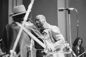 Clinton Prints: Bob Dylan Shaking Rubin Carter's Hand