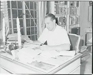 Ohio Prints: Bob Feller Answering Fan Mail