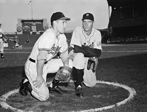 Bob Feller with Hal Newhouser