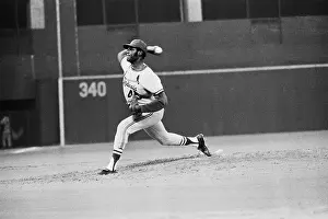 Bob Gibson Pitching - Action Shot