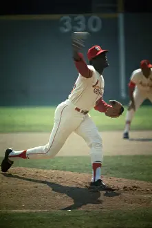 Bob Gibson Preparing For a Pitch