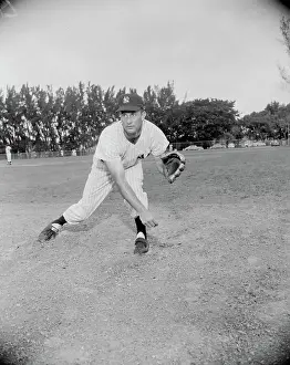 Bob Grim in Pitching Action
