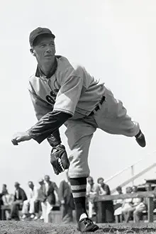 Sarasota Prints: Bob Grove of Red Sox Throws Pitch