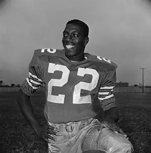 Bob Hayes of the Dallas Cowboys Posing in His Uniform