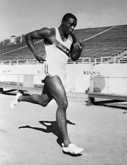 Tallahassee Prints: Bob Hayes Training for Track