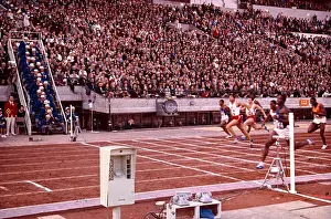 Bob Hayes Winning 100 Meter Dash