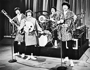 Comedienne Prints: Bob Hope and Company Parody The Beatles