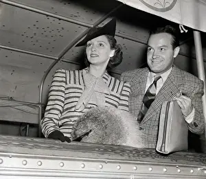 Bob Hope and Dolores Reade on S.S. Normandie