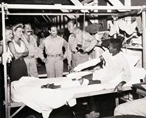 Joke Prints: Bob Hope and Group at Hospital