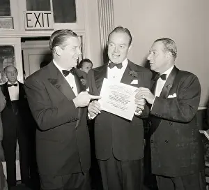 Bob Hope with Milton Berle and George Jessel
