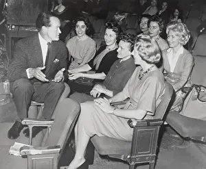Bob Hope Talking with Wives of Astronauts