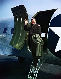 United Service Organizations Prints: Bob Hope Wearing Military Uniform