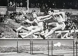 Runner Prints: Bob Mathias In Decathalon In 1948