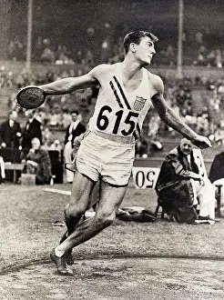Decathlon Prints: Bob Mathias Olympic Decathlon Athlete