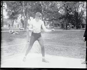 Bobby Barrett in Boxing Ring